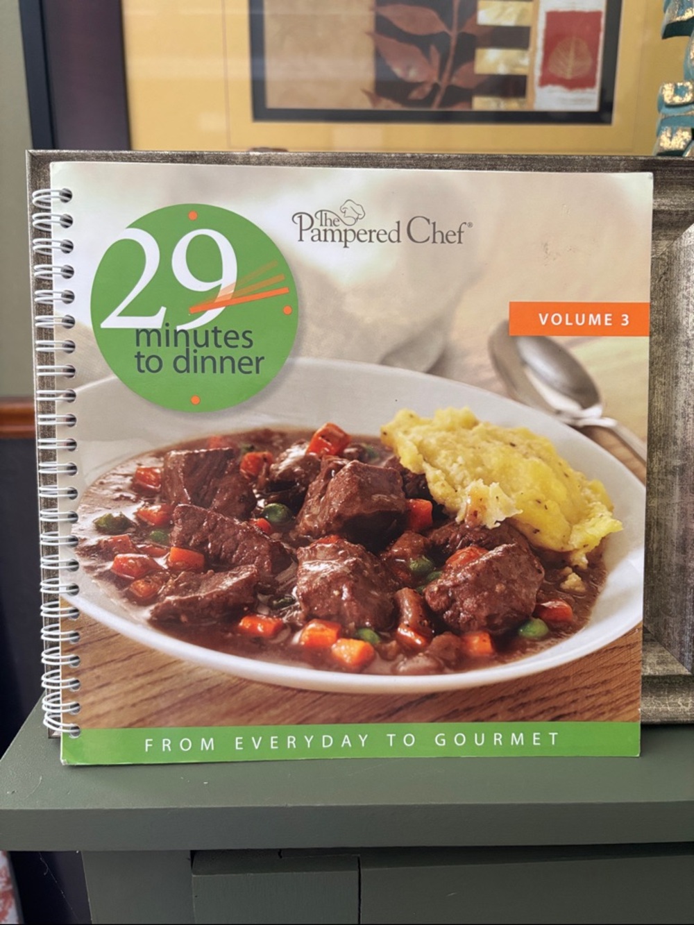 The Pampered Chef 29 Minutes to Dinner Volume 3 Cookbook, great condition